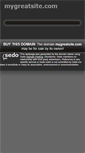 Mobile Screenshot of mygreatsite.com